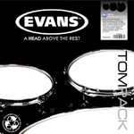 Evans ETP-ONX2-R Onyx Coated Drum Head Pack, Rock