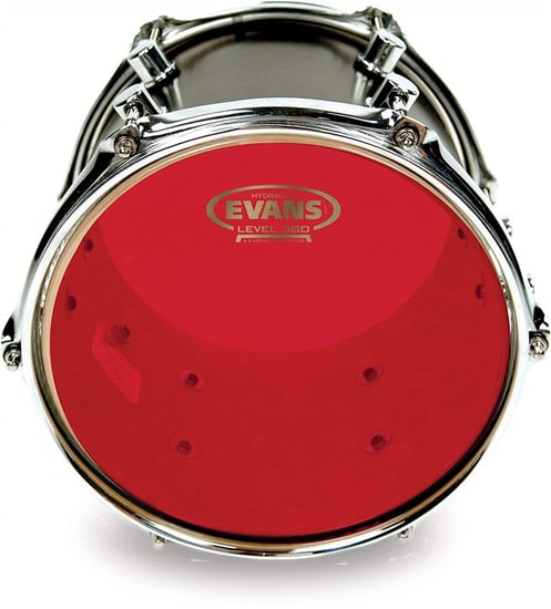 Evans TT08HR Hydraulic Red Drum Head, 8in 