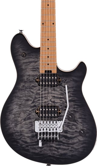 EVH Wolfgang Special QM, Baked Maple Fingerboard, Charcoal Burst