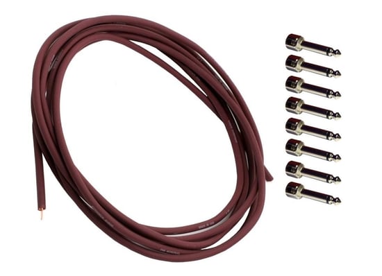 Evidence Audio SIS1 Solderless Pedal Board Cable Kit, Burgundy