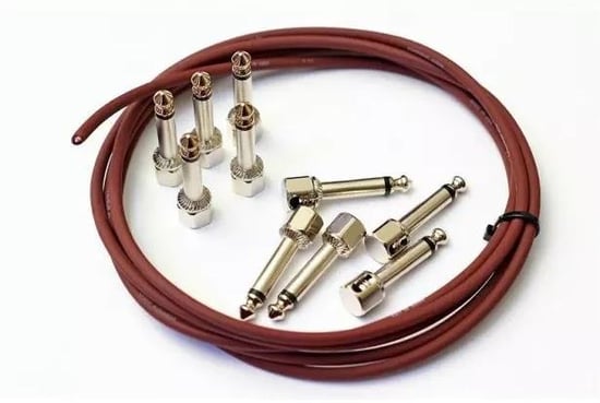 Evidence Audio SIS2 Solderless Pedal Board Cable Kit, Burgundy