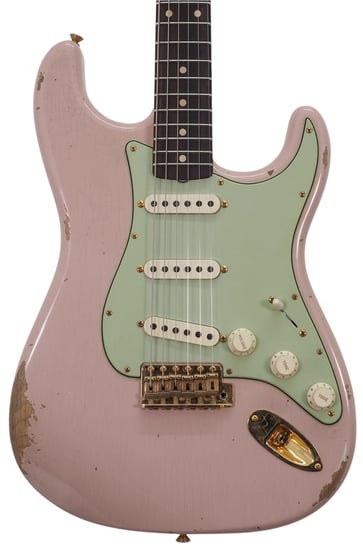 Fender Custom Shop 60' Stratocaster Relic, Gold HW, Dirty Shell Pink