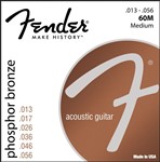 Fender 60M Phosphor Bronze Wound Ball End Strings 13-56