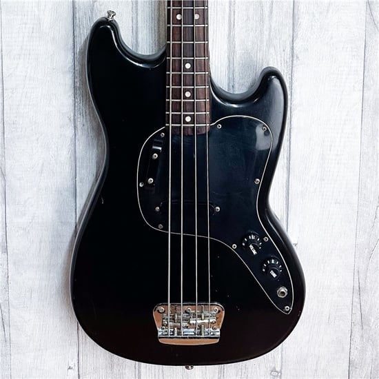 Fender '78 Musicmaster Bass, Black, Second-Hand