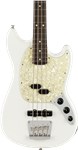 Fender American Performer Mustang Bass, Rosewood, White