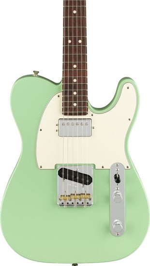 Fender American Performer Telecaster SH, Rosewood, Satin Surf Green