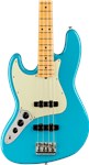 Fender American Professional II Jazz Bass, Maple Fingerboard, Miami Blue, Left Handed