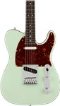 Fender American Ultra Luxe Telecaster, Rosewood Fingerboard, Transparent Surf Green