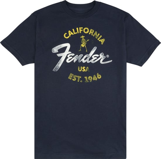 Fender Baja Blue T-Shirt Blue L