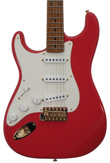 Fender Custom Shop 1956 Stratocaster DLX Closet Classic, Fiesta Red, Left Handed