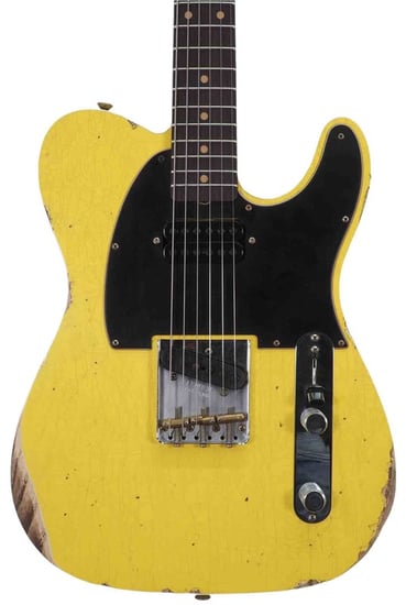 Fender Custom Shop LTD Telecaster Custom Relic HS, Graffiti Yellow