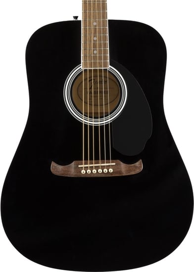 Fender FA-125 Dreadnought Acoustic with Gig Bag, Black