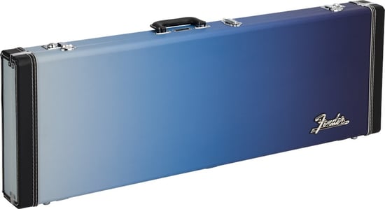 Fender Ombré Strat/Tele Case, Belair Blue