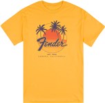 Fender Palm Sunshine Unisex T-Shirt Marigold M