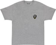 Fender Pick Patch Pocket Tee, Athletic Gray, S