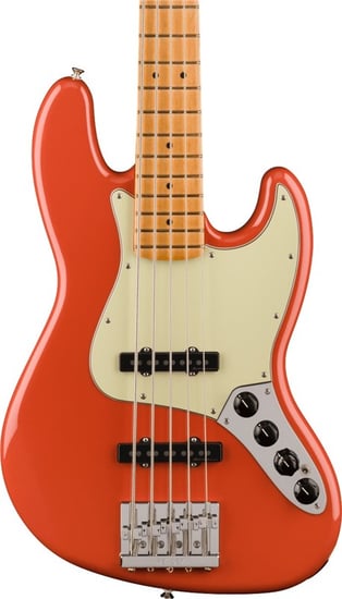Fender Player Plus Jazz Bass V, 5-String, Fiesta Red