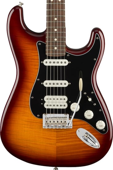 Fender Player Stratocaster HSS Plus Top, Pau Ferro, Tobacco Burst