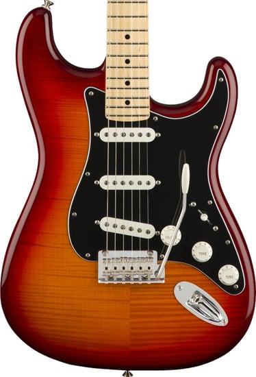 Fender Player Stratocaster Plus Top Aged Cherry Burst Maple Neck