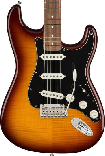 Fender Player Stratocaster Plus Top, Pau Ferro, Tobacco Burst