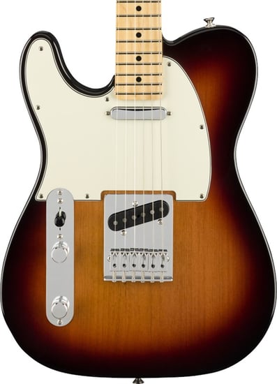 Fender Player Telecaster Left Hand 3 Tone Sunburst Maple Neck