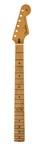 Fender Satin Roasted Maple Stratocaster Neck, 22 Jumbo Frets, 12in, Maple, Flat Oval Shape