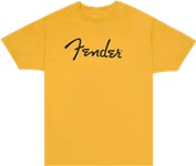 Fender Spaghetti Logo T-Shirt, Butterscotch, S