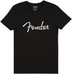 Fender Spaghetti Logo T-Shirt, Black, Small