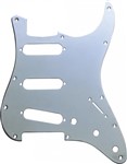 Fender Standard Strat Single Coil Pickguard (1-Ply, Polished Chrome)