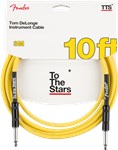 Fender Tom DeLonge To the Stars Instrument Cable, 3m/10ft, Graffiti Yellow