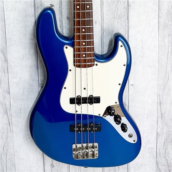Fenix Young Chang Jazz Bass, 1990s, Lake Placid Blue, Second-Hand