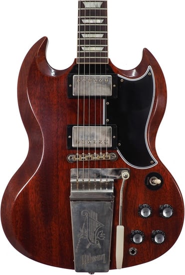 Gibson Custom Murphy Lab 1964 SG Standard w/ Maestro, Ultra Light Aged, Cherry Red