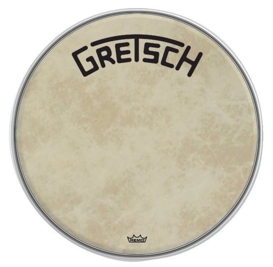 Gretsch Broadkaster Fiberskyn Resonant Bass Drum Head w/ Centre Logo, 20in 