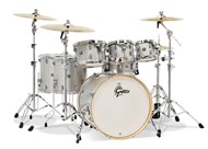 Gretsch CM1-E826P Catalina Maple 7 Piece Shell Pack, Silver Sparkle