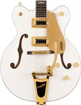 Gretsch G5422TG Electromatic Classic Hollow Body, Gold Hardware, Snow Crest White