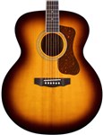 Guild F-250E Deluxe Westerly Jumbo Electro Acoustic Guitar, Antique Burst