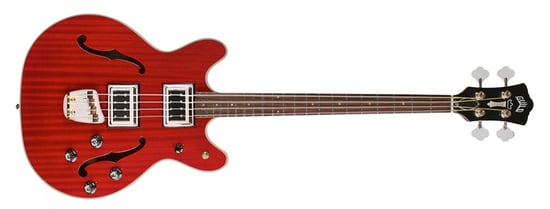 Guild Starfire II Bass Newark St Hollow-Body, Cherry Red