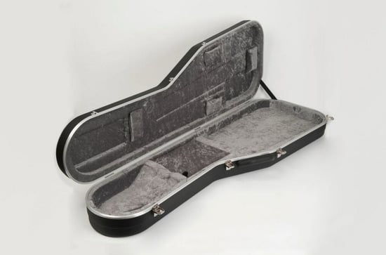 Hiscox EBS Bass Hard Case, Black/Silver