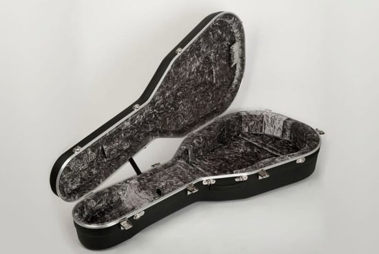Hiscox LA-GAD Artist Dreadnought Acoustic Hard Case, Black/Silver