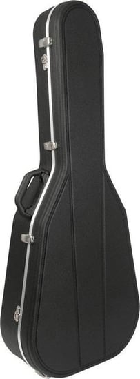 Hiscox PRO-II-OM 000/OM Acoustic Hard Case, Black/Silver