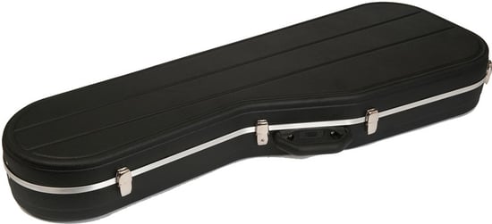 Hiscox EJAG Guitar Hard Case, Black/Silver