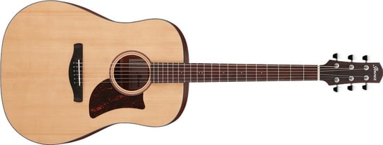 Ibanez AAD100 Dreadnought Acoustic, Open Pore Natural