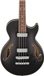 Ibanez AGB200 Artcore Hollow Body Bass, Black Flat