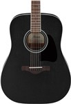Ibanez AW84 Artwood Dreadnought Acoustic, Weathered Black Open Pore