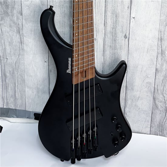 Ibanez EHB1005MS Headless 5 String Bass, Black Flat, Second-Hand