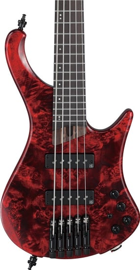 Ibanez EHB1505-SWL 5 String Bass, Stained Wine Red Low Gloss