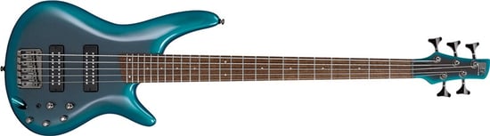 Ibanez SR305E 5 String Bass, Cerulean Aura Burst