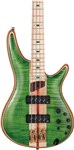 Ibanez SR4FMDX Premium 4 String Bass, Emerald Green Low Gloss