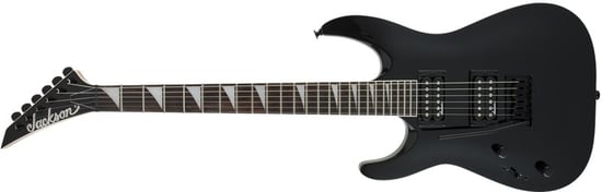 Jackson JS22LH Dinky Arch Top, Gloss Black, Left handed