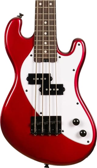 Kala U-Bass Solid Body Ukulele Bass, Red
