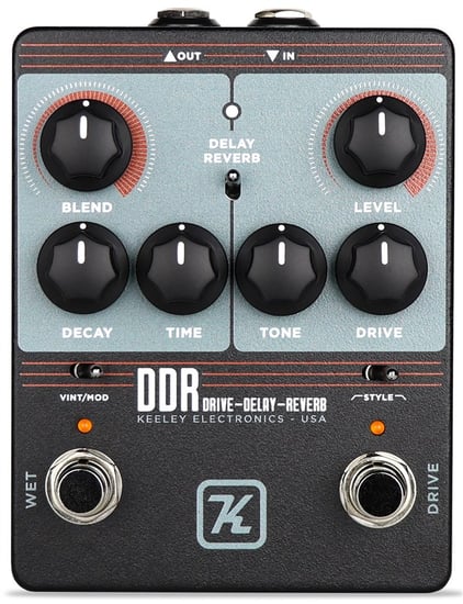 Keeley DDR Drive Delay Reverb Pedal